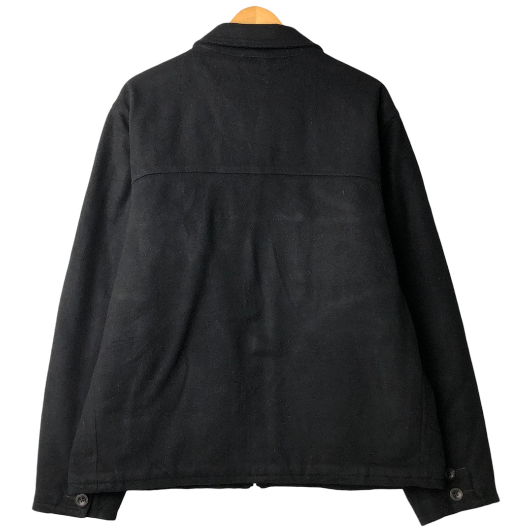 2000'S GAP padded wool sports jacket, men's size L wool black type Vintage Second Hand