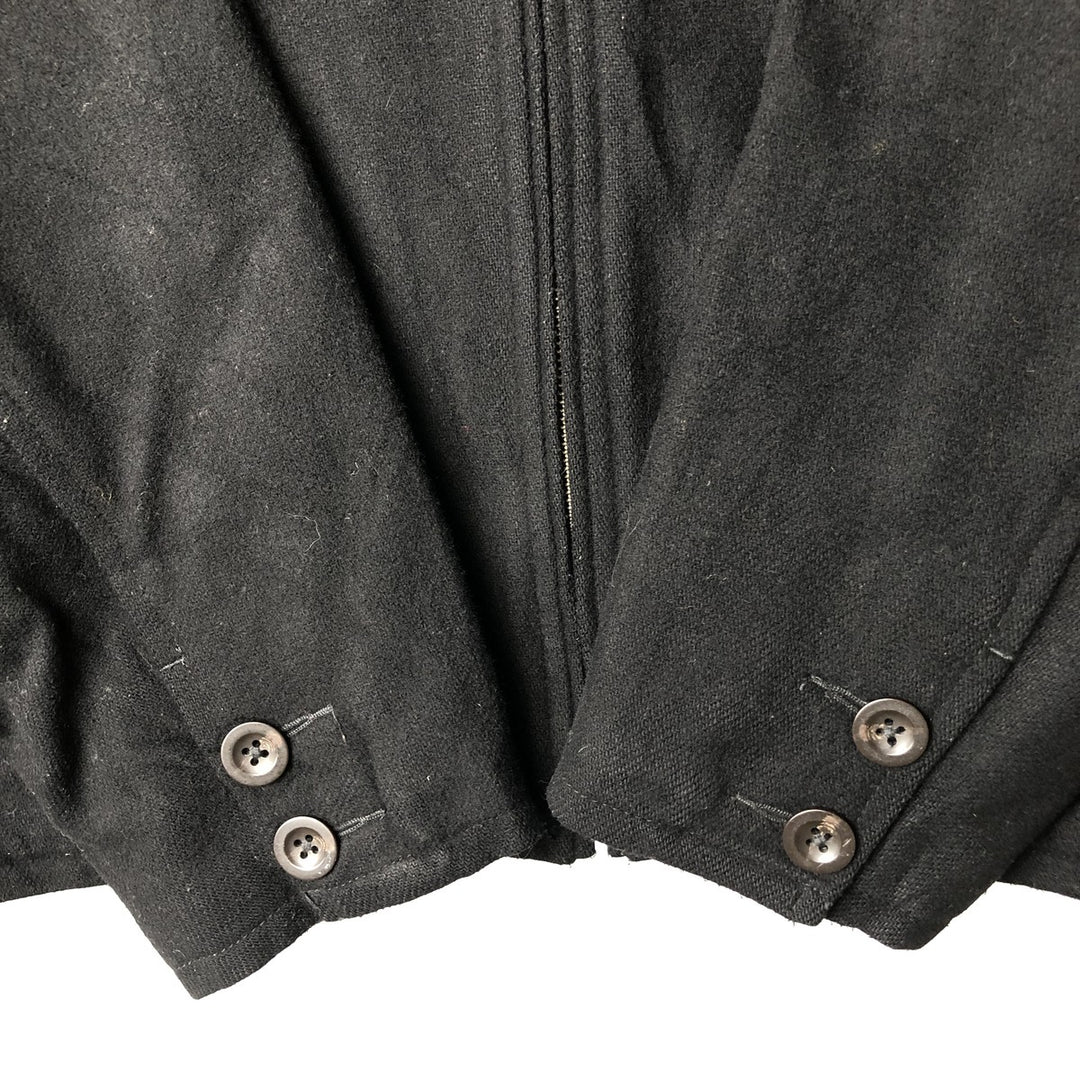 2000'S GAP padded wool sports jacket, men's size L wool black type Vintage Second Hand