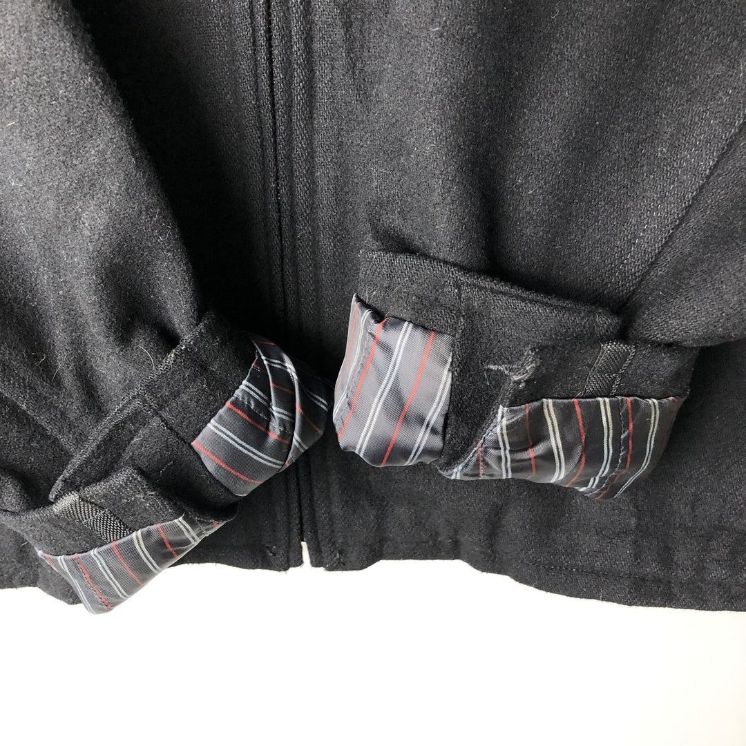 2000'S GAP padded wool sports jacket, men's size L wool black type Vintage Second Hand