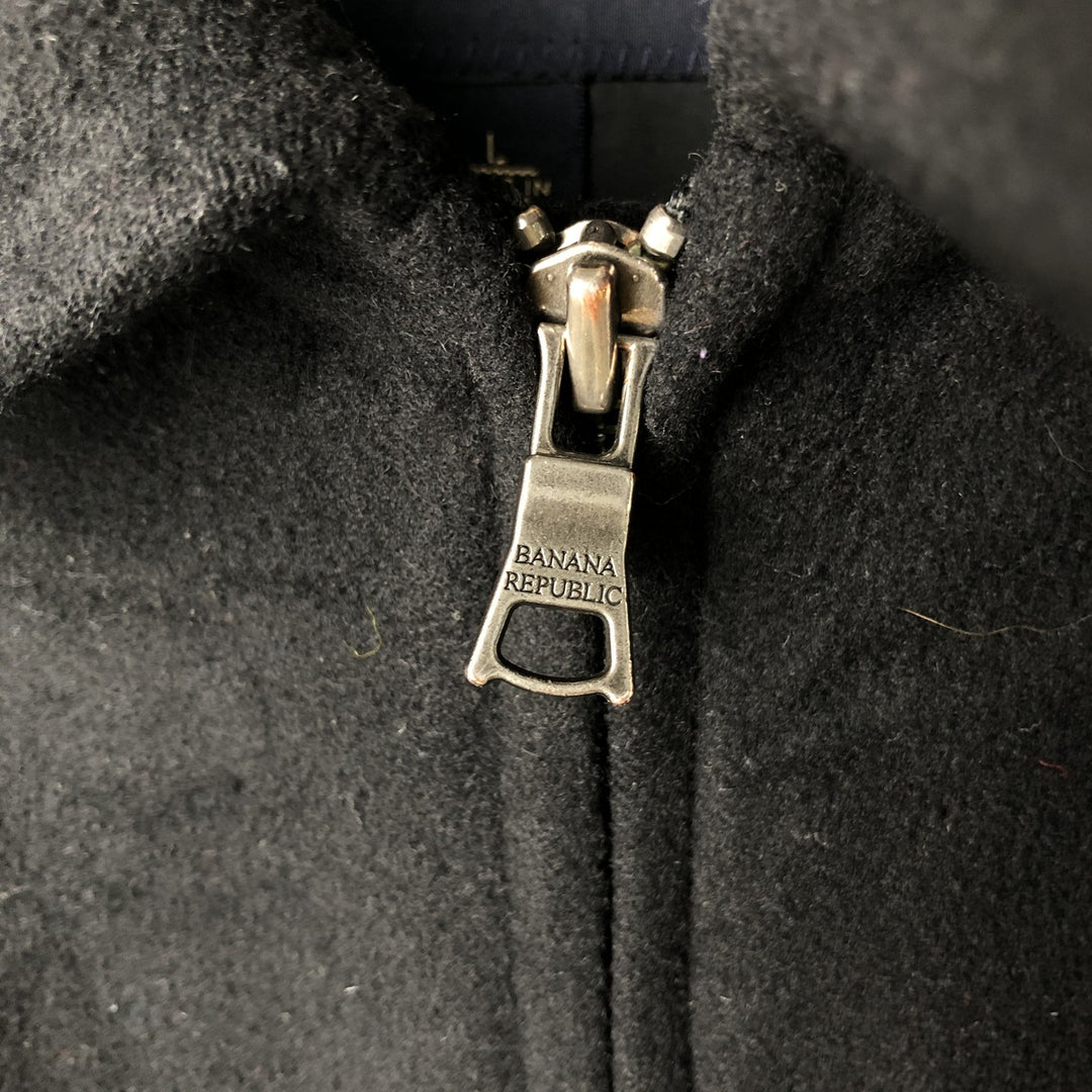 Banana Republic Cashmere Blend Wool Sports Jacket, Men's Size L wool black type Vintage Second Hand