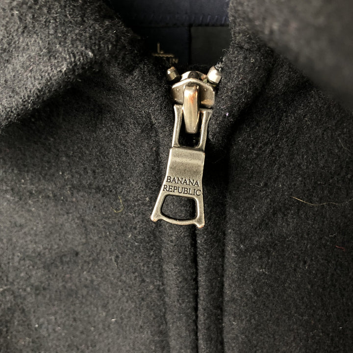 Banana Republic Cashmere Blend Wool Sports Jacket, Men's Size L wool black type Vintage Second Hand