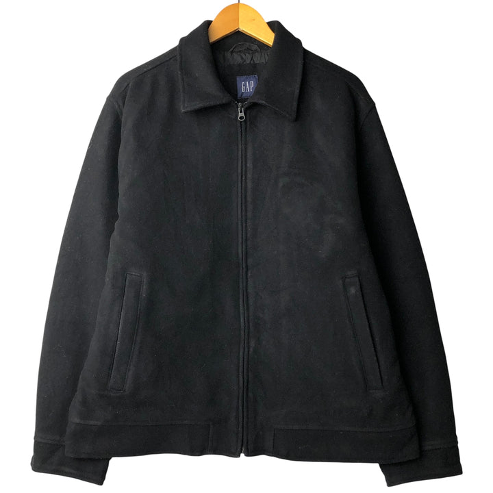2000'S GAP padded wool sports jacket, men's size L wool black type Vintage Second Hand