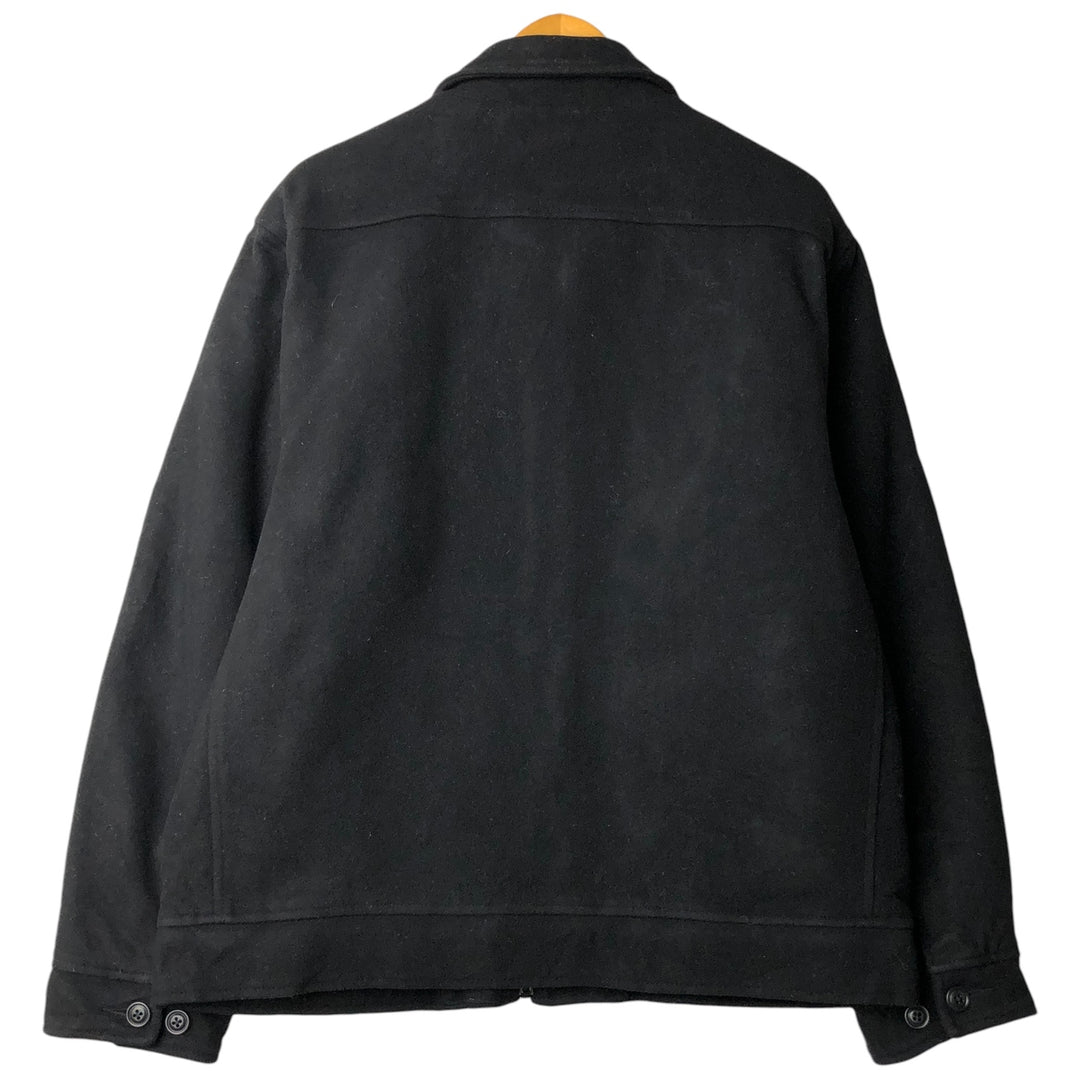 2000'S GAP padded wool sports jacket, men's size L wool black type Vintage Second Hand