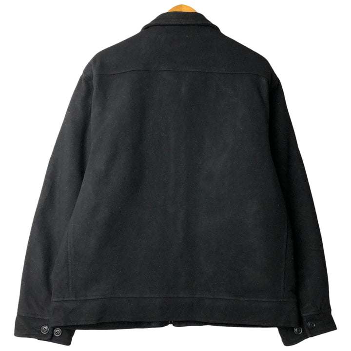 2000'S GAP padded wool sports jacket, men's size L wool black type Vintage Second Hand