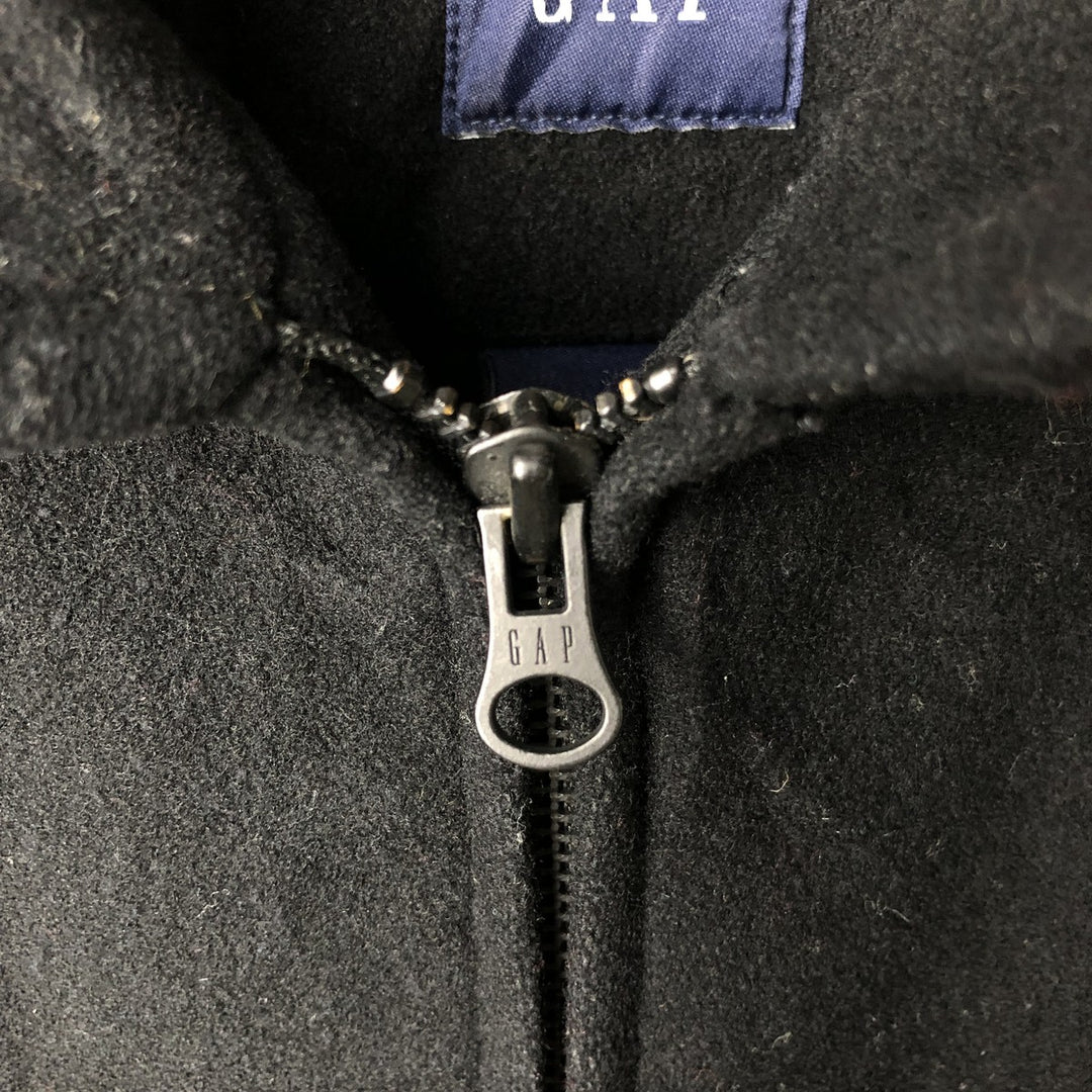 2000'S GAP padded wool sports jacket, men's size L wool black type Vintage Second Hand