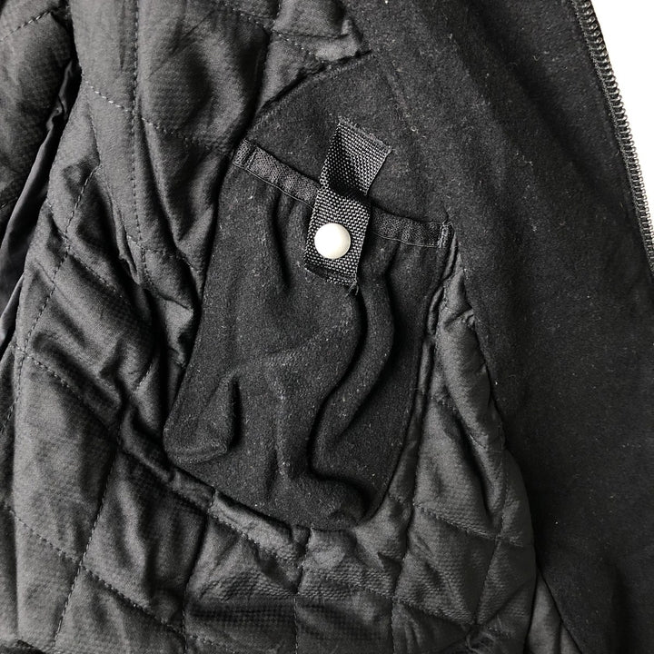 2000'S GAP padded wool sports jacket, men's size L wool black type Vintage Second Hand