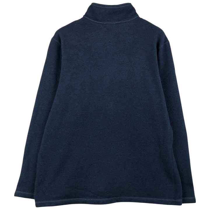 The North Face Half-Zip Fleece Pullover, Men's Size L polyester navy blue type Vintage Second Hand