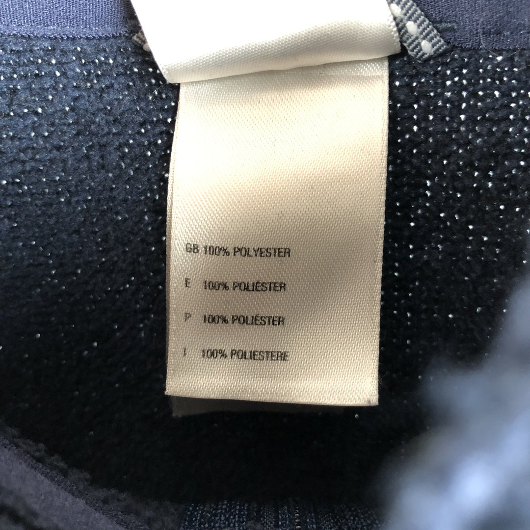 The North Face Half-Zip Fleece Pullover, Men's Size L polyester navy blue type Vintage Second Hand