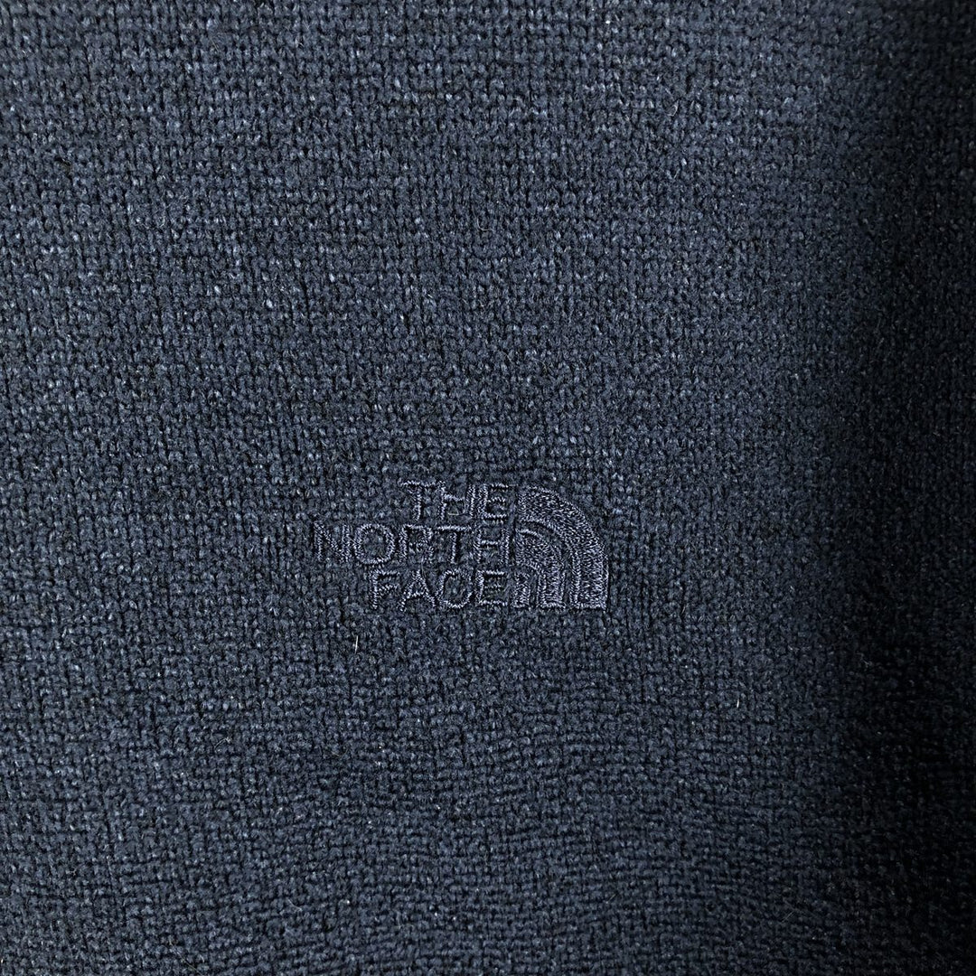 The North Face Half-Zip Fleece Pullover, Men's Size L polyester navy blue type Vintage Second Hand