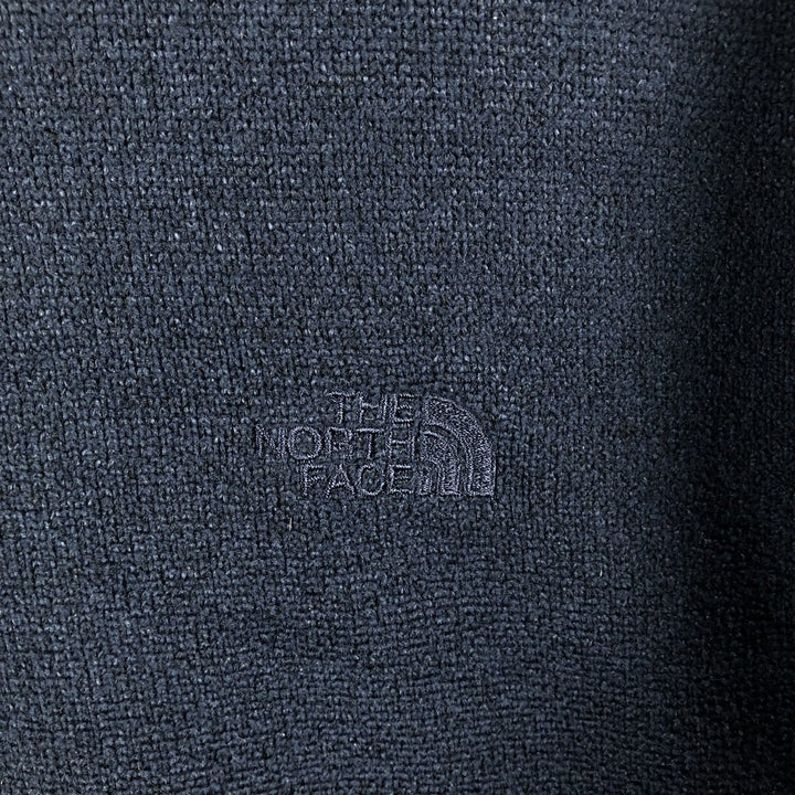 The North Face Half-Zip Fleece Pullover, Men's Size L polyester navy blue type Vintage Second Hand