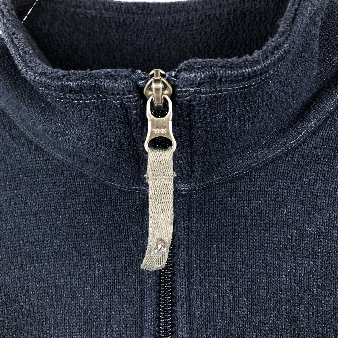 The North Face Half-Zip Fleece Pullover, Men's Size L polyester navy blue type Vintage Second Hand