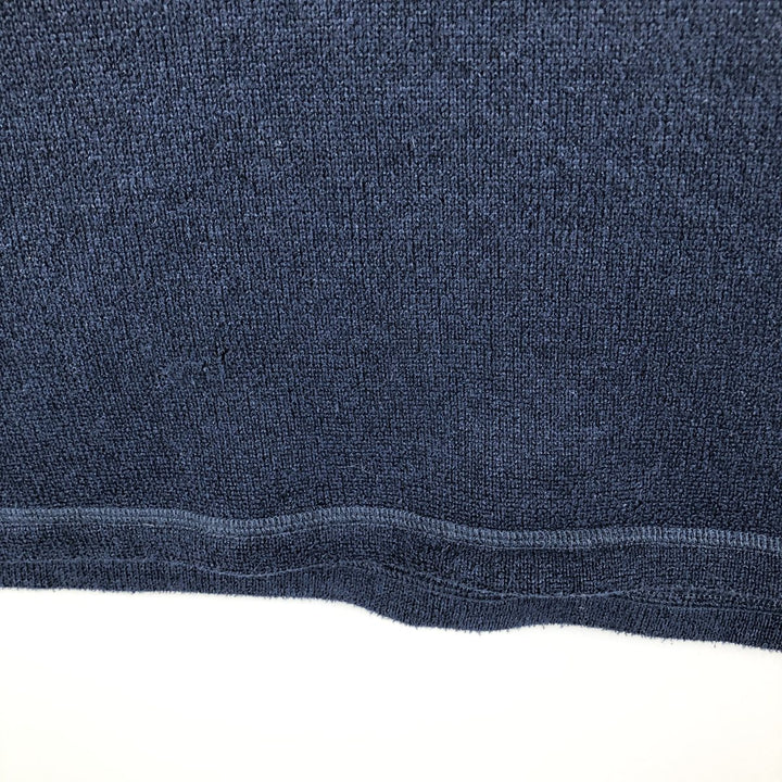 The North Face Half-Zip Fleece Pullover, Men's Size L polyester navy blue type Vintage Second Hand