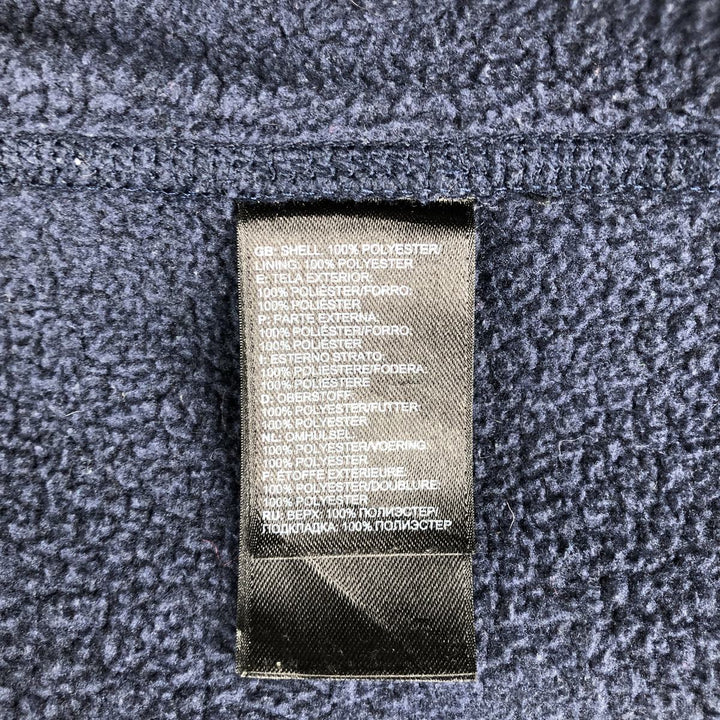 The North Face Half-Zip Fleece Pullover, Men's XXL polyester navy blue type Vintage Second Hand