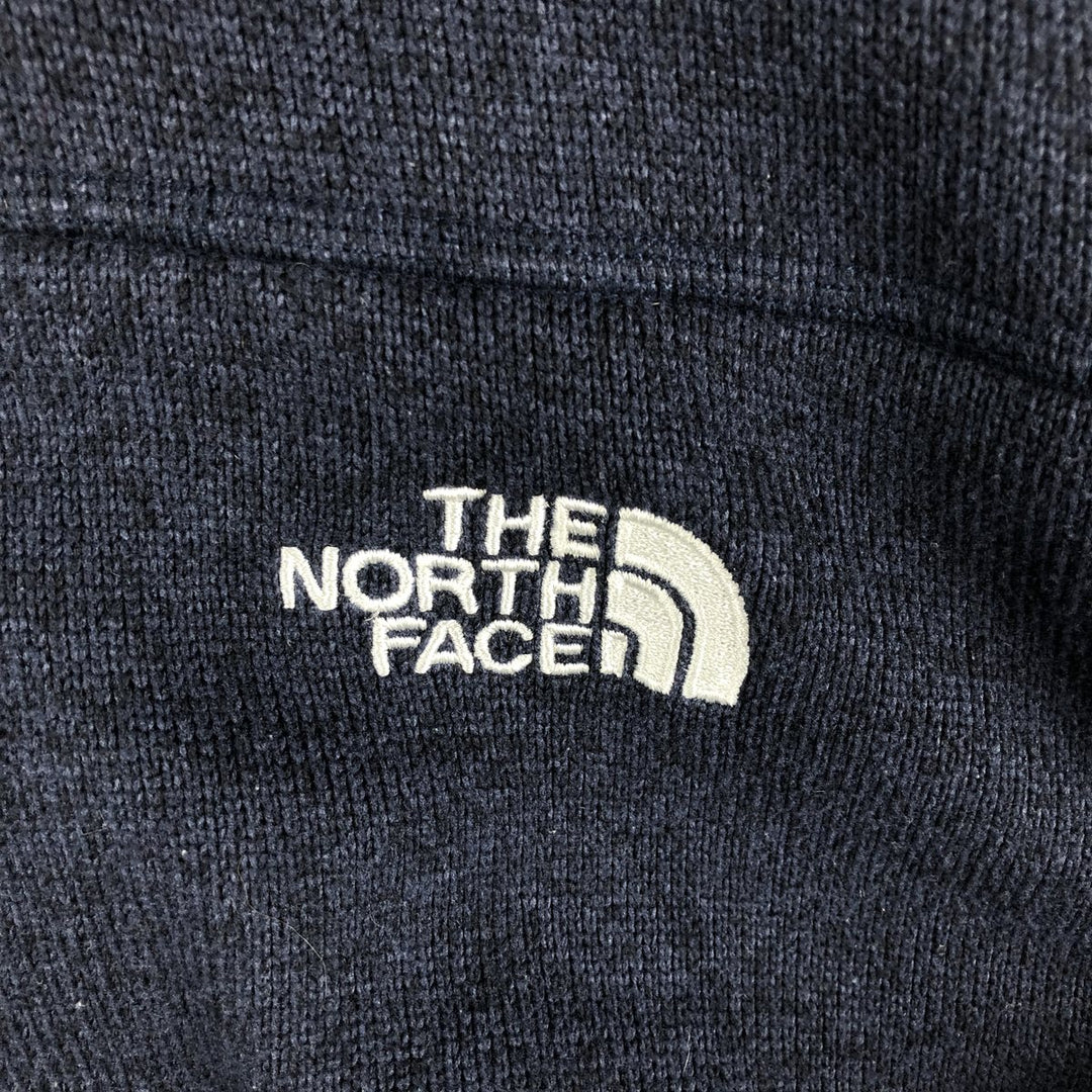 The North Face Half-Zip Fleece Pullover, Men's XXL polyester navy blue type Vintage Second Hand