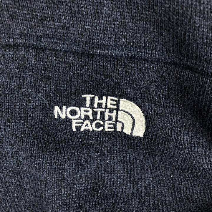 The North Face Half-Zip Fleece Pullover, Men's XXL polyester navy blue type Vintage Second Hand