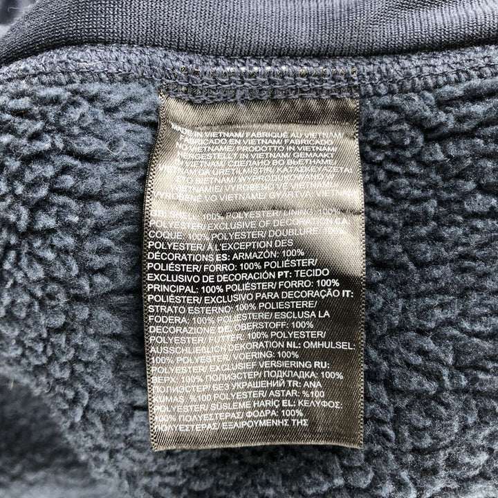 The North Face fleece jacket, size M, men's polyester navy blue type Vintage Second Hand