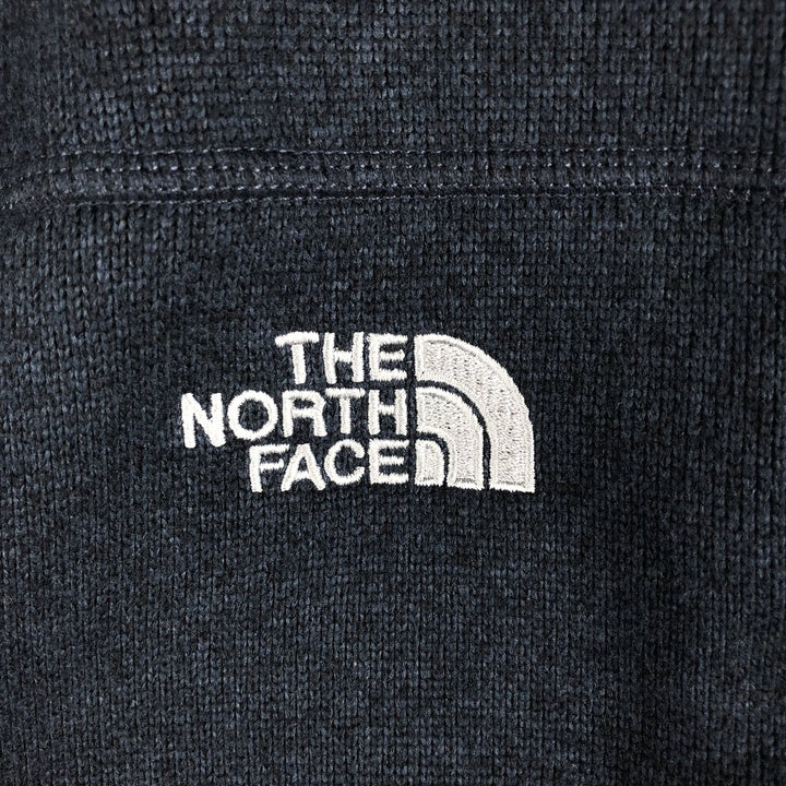 The North Face fleece jacket, size M, men's polyester navy blue type Vintage Second Hand