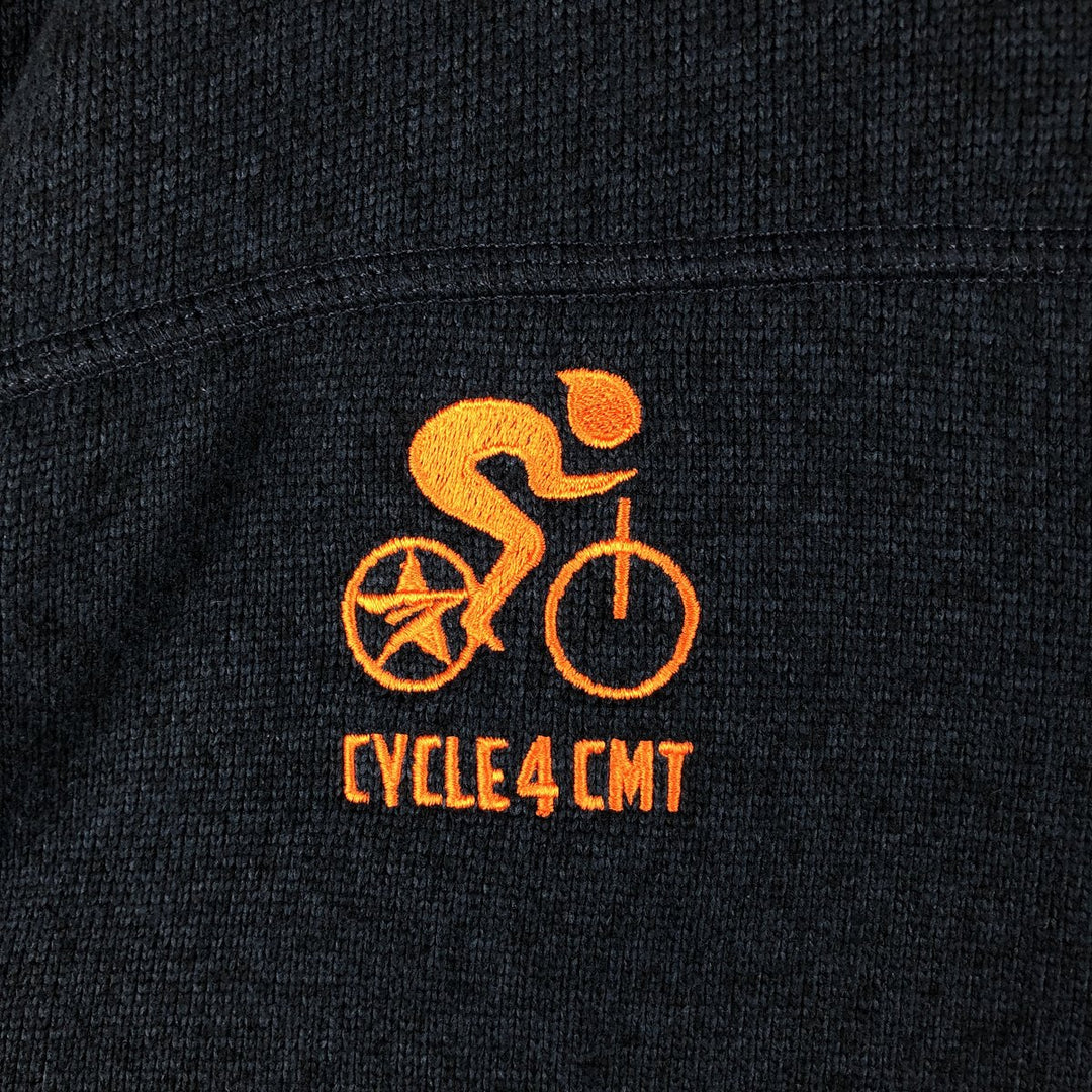 The North Face fleece jacket, size M, men's polyester navy blue type Vintage Second Hand