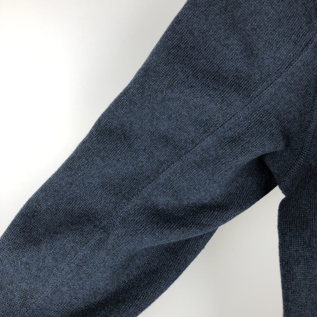 The North Face fleece jacket, size M, men's polyester navy blue type Vintage Second Hand