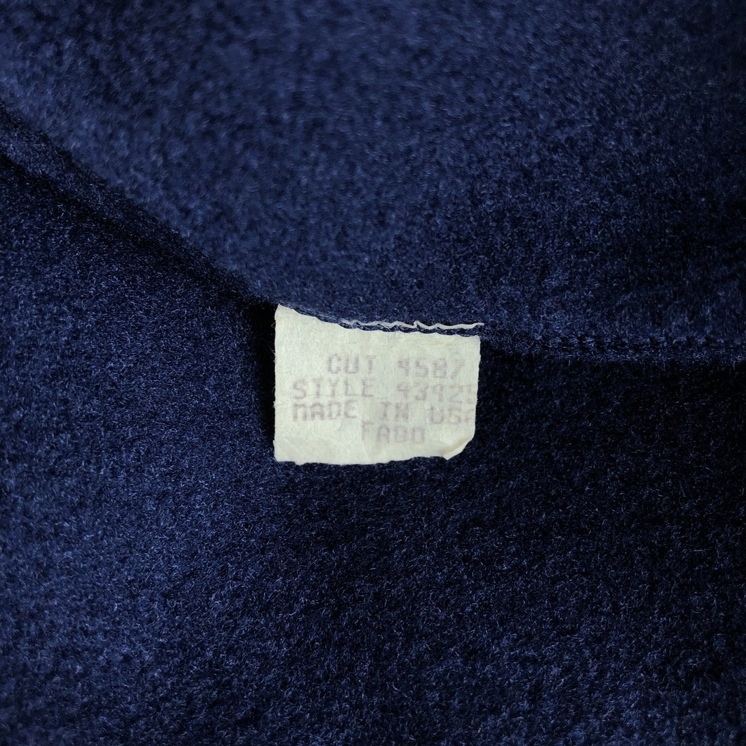 2000'S Patagonia Capilene V-neck fleece top (43425FA00), Made in USA, Men's Size L polyester navy blue type Vintage Second Hand