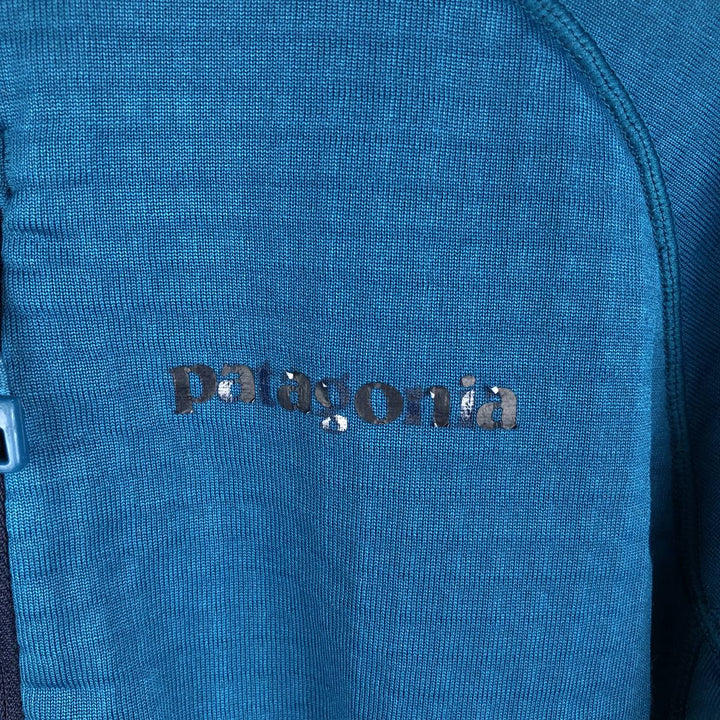 Patagonia Regulator R1 Pullover 40074FA15 Half-Zip Fleece Pullover Hoodie, Men's Size L polyester blue type Vintage Second Hand