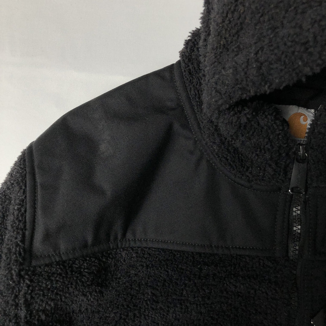Carhartt Advertising Nylon x Fleece Jacket, Men's Size XL (approx.) polyester black type Vintage Second Hand