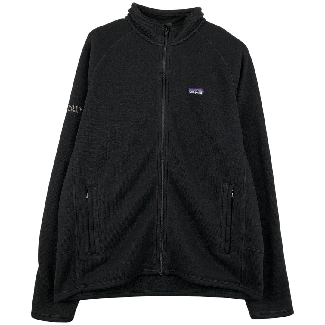 2000'S Patagonia Better Sweater Jacket 25526F0 Fleece Jacket, Men's Size L polyester black type Vintage Second Hand