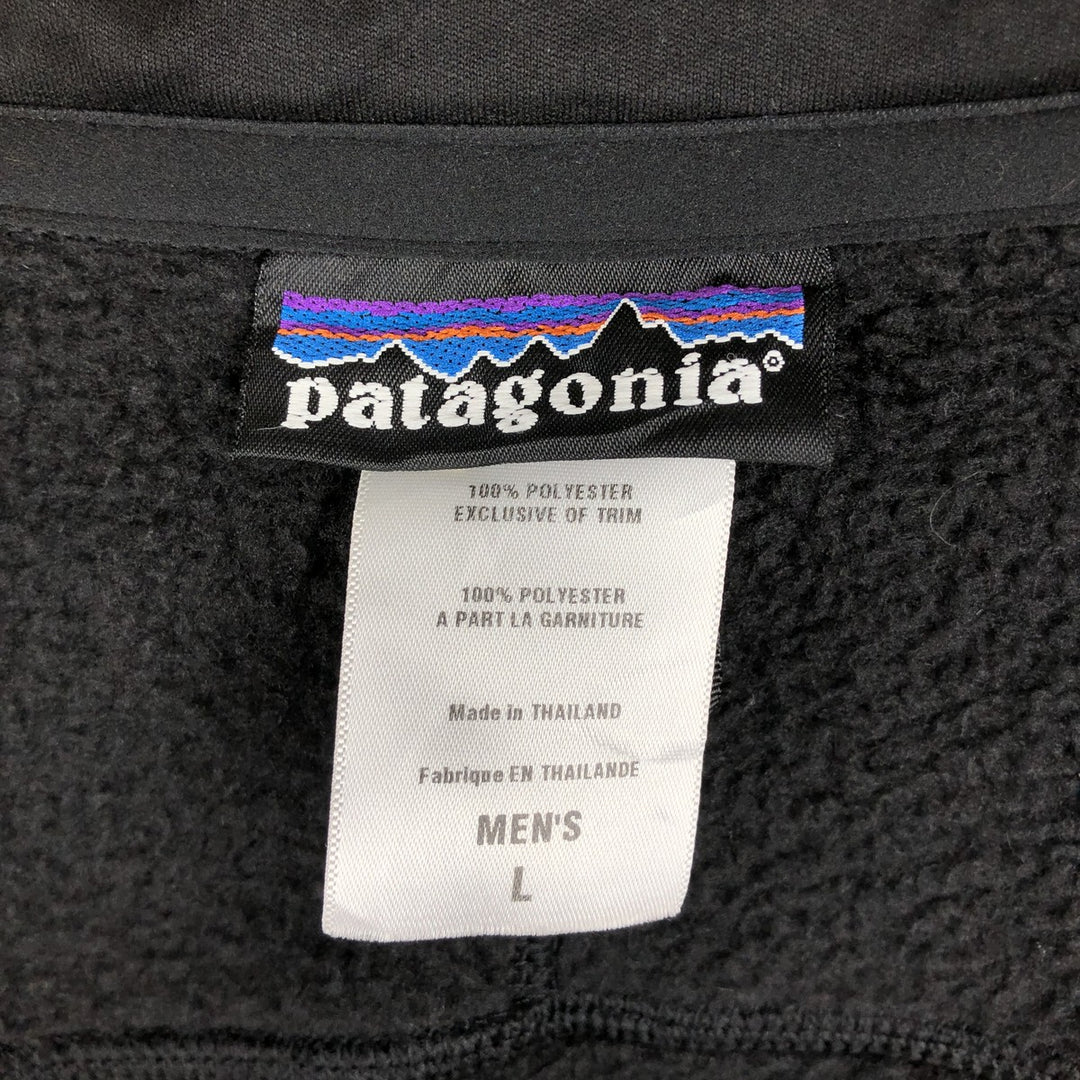 2000'S Patagonia Better Sweater Jacket 25526F0 Fleece Jacket, Men's Size L polyester black type Vintage Second Hand