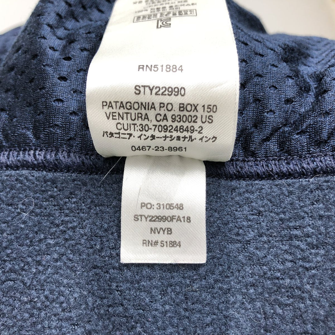Patagonia Synchilla Fleece Jacket, Men's Size L (22990FA18) recycled polyester navy blue type Vintage Second Hand