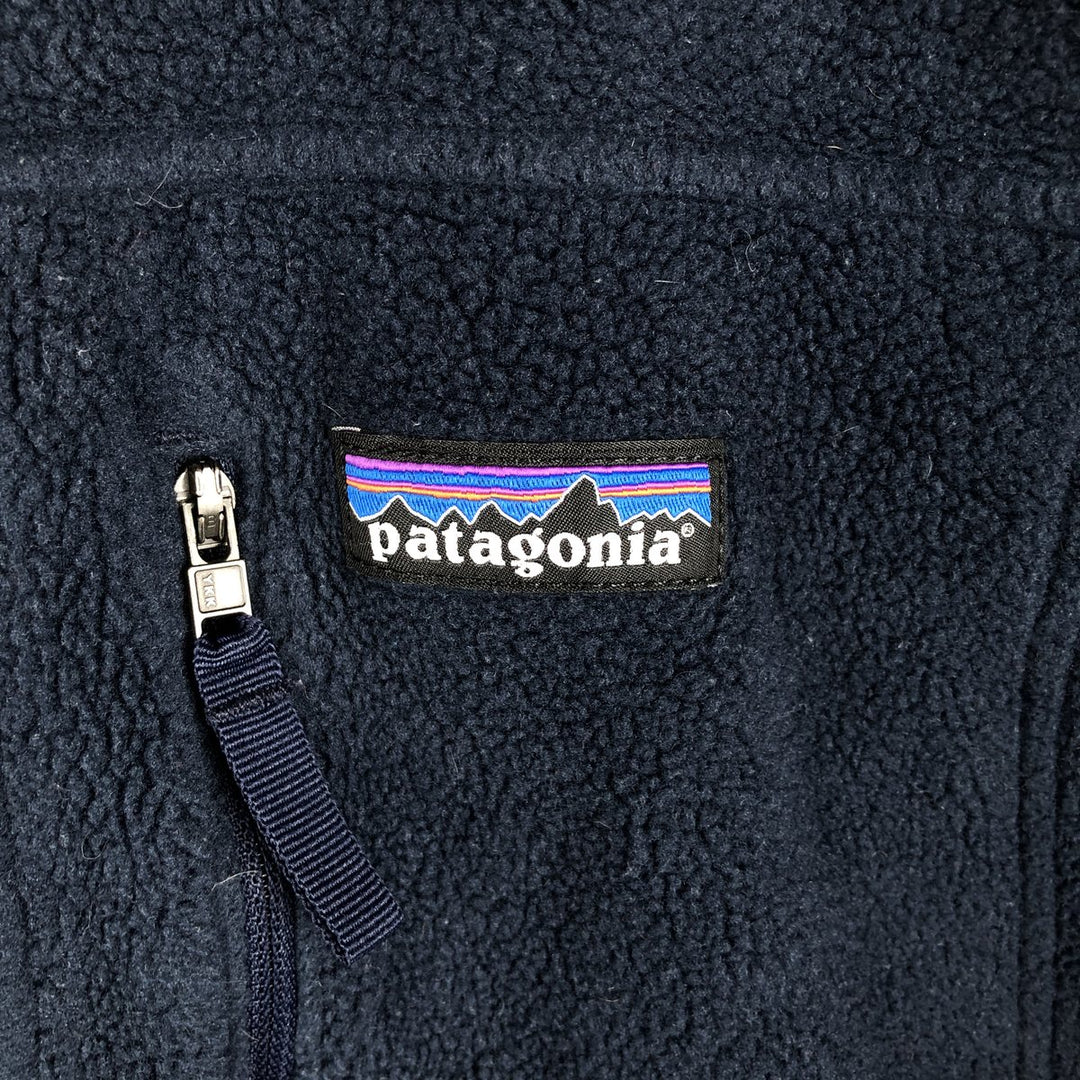 Patagonia Synchilla Fleece Jacket, Men's Size L (22990FA18) recycled polyester navy blue type Vintage Second Hand