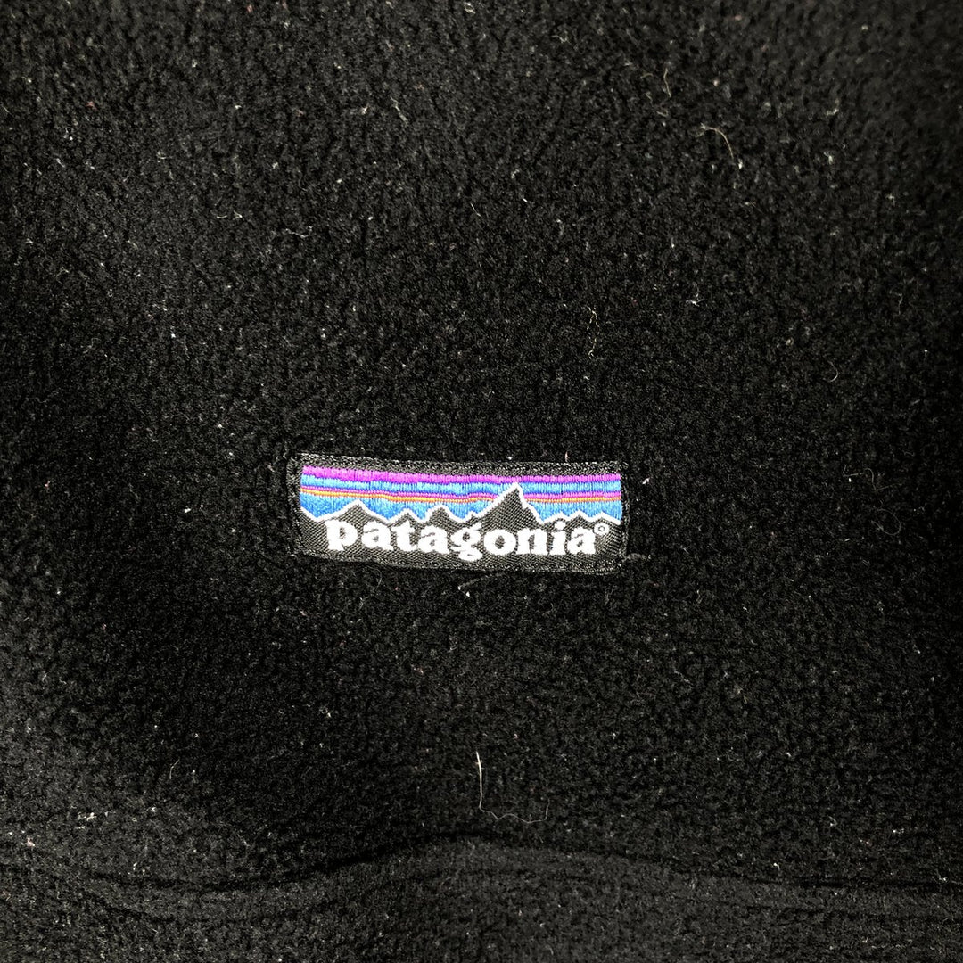 2000'S Patagonia Synchilla 25735S4 Half-Zip Fleece Pullover, Men's Medium polyester black type Vintage Second Hand