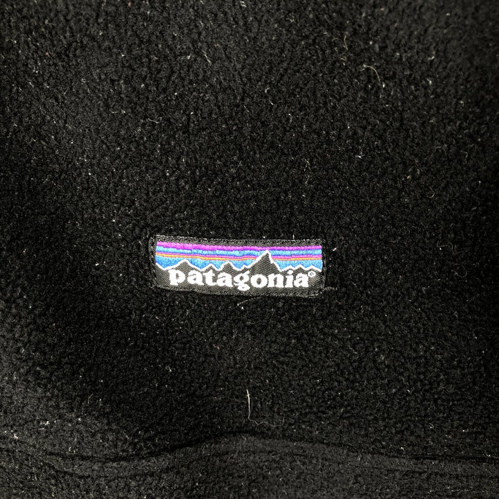 2000'S Patagonia Synchilla 25735S4 Half-Zip Fleece Pullover, Men's Medium polyester black type Vintage Second Hand