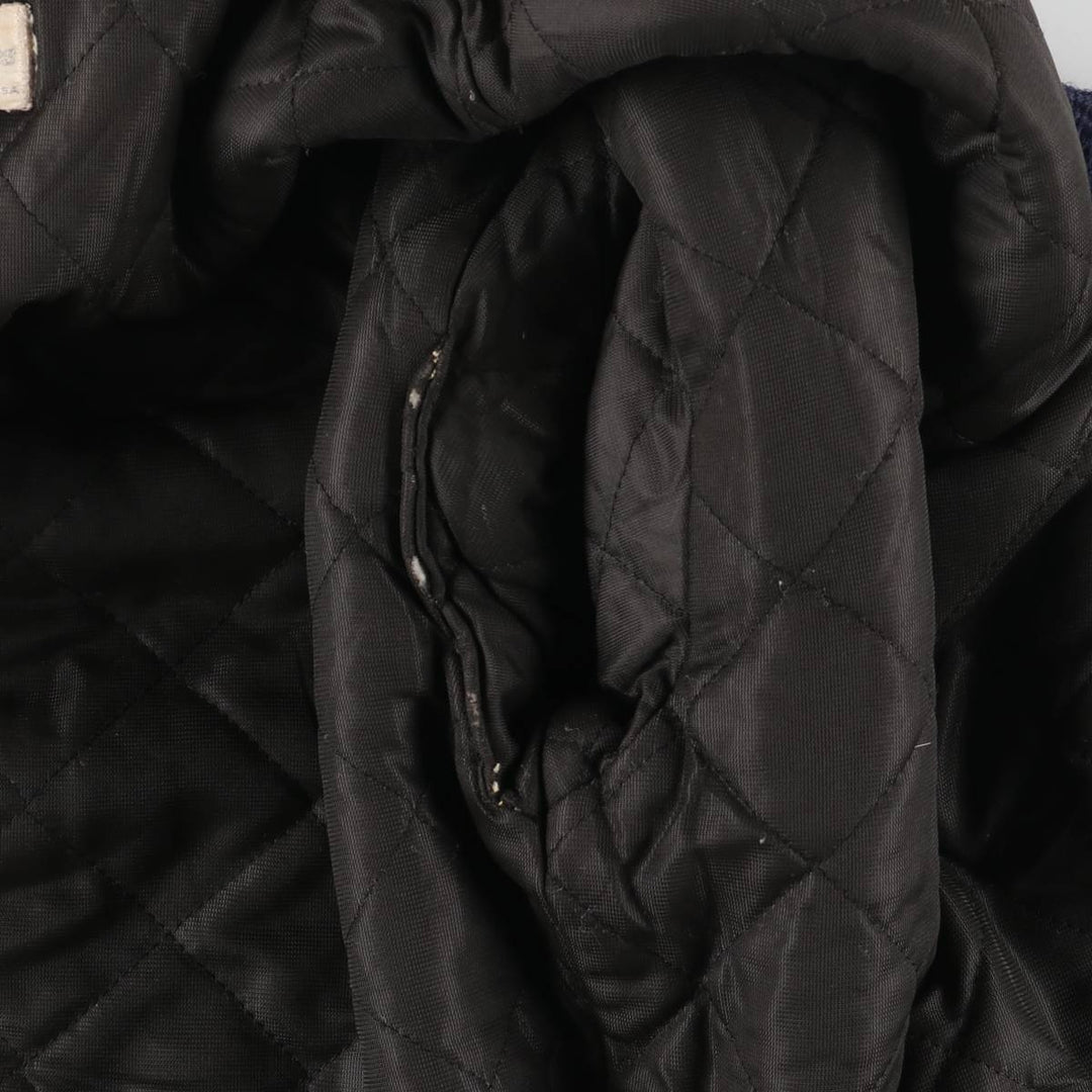 Vintage David James Native American Pattern wool jacket, made in the USA, men's size L. unclear navy blue type Vintage Second Hand