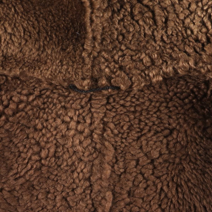 Mouton jacket, women's size S unclear brown type Vintage Second Hand