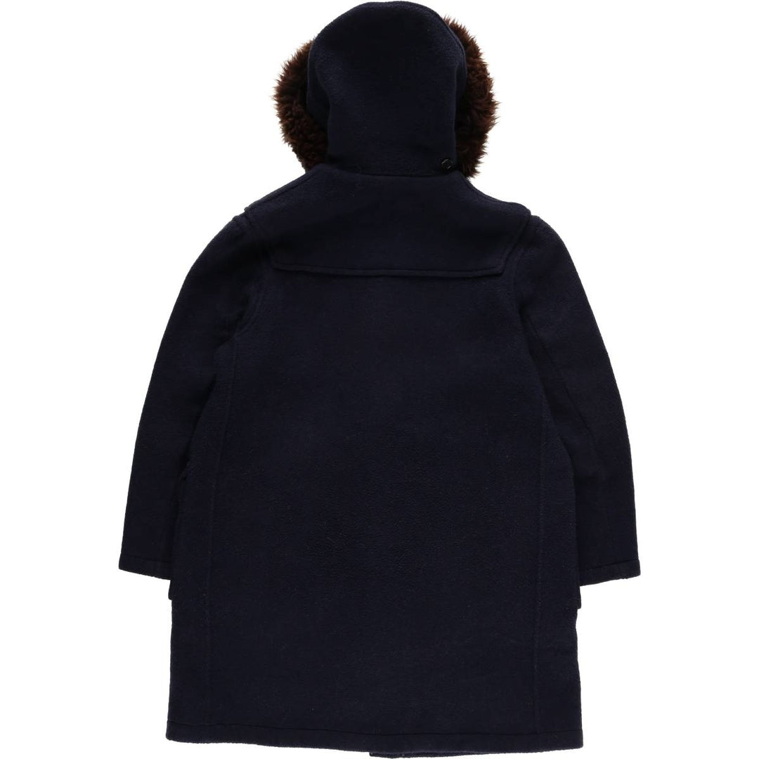 Gloverall duffle coat, made in England, women's size L unclear navy blue type Vintage Second Hand