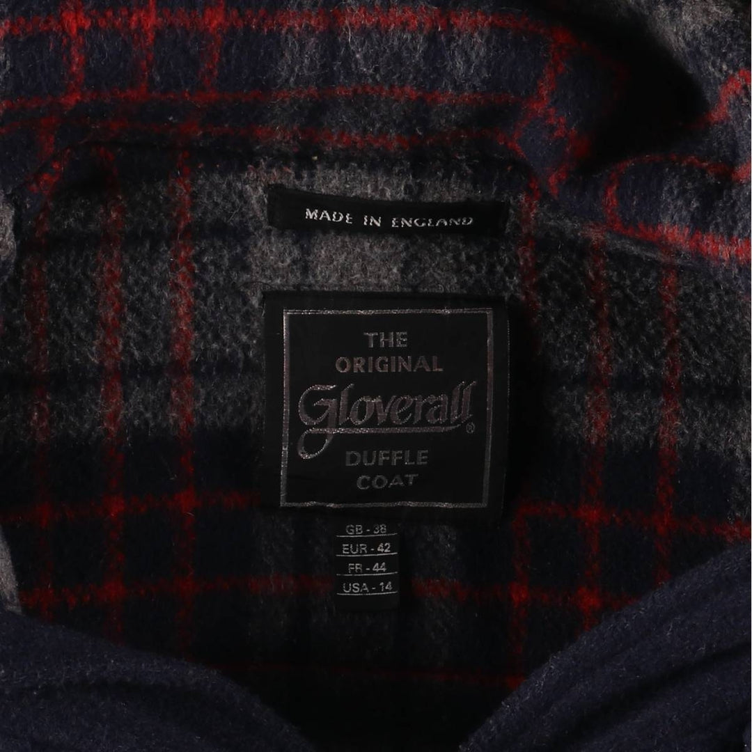 Gloverall duffle coat, made in England, women's size L unclear navy blue type Vintage Second Hand