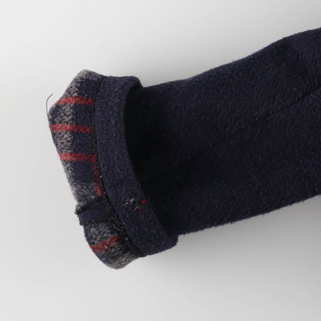 Gloverall duffle coat, made in England, women's size L unclear navy blue type Vintage Second Hand