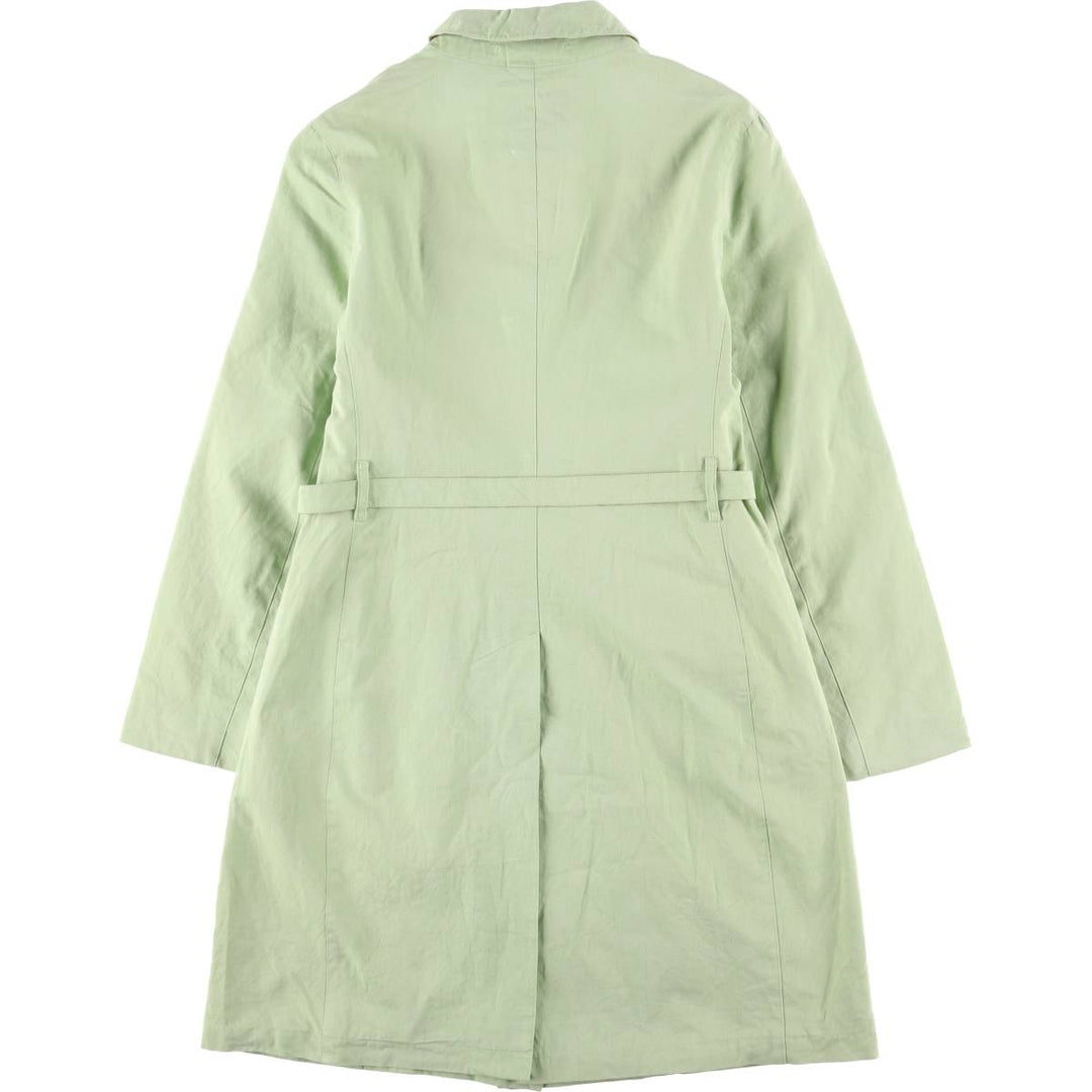 Burberry's BURBERRY LONDON 100% Cotton Balmacaan Coat, Women's Size XS cotton Mint green Vintage Second Hand
