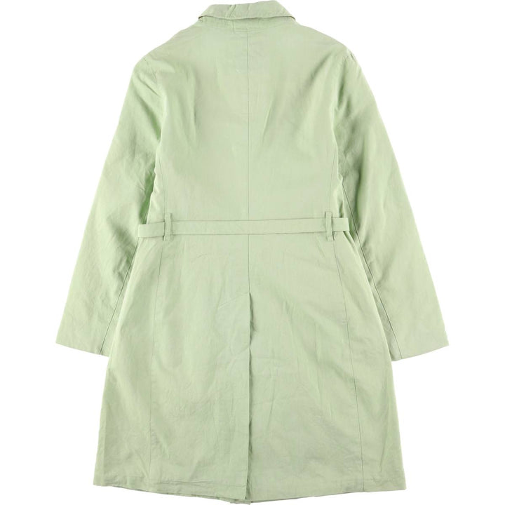 Burberry's BURBERRY LONDON 100% Cotton Balmacaan Coat, Women's Size XS cotton Mint green Vintage Second Hand