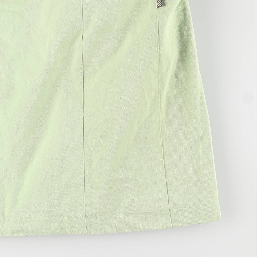 Burberry's BURBERRY LONDON 100% Cotton Balmacaan Coat, Women's Size XS cotton Mint green Vintage Second Hand