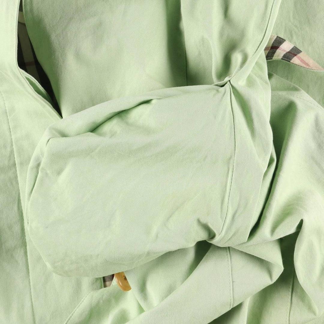 Burberry's BURBERRY LONDON 100% Cotton Balmacaan Coat, Women's Size XS cotton Mint green Vintage Second Hand