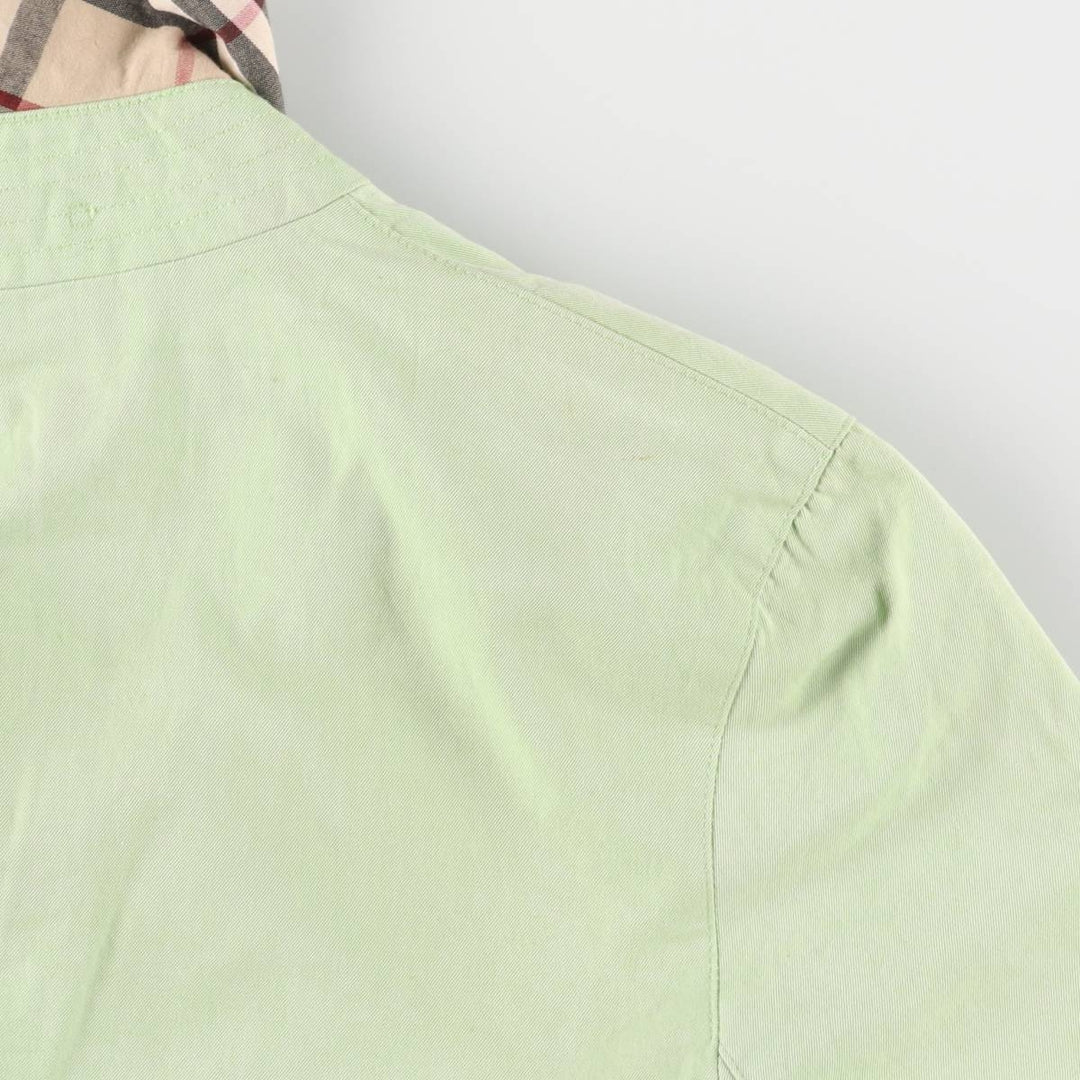 Burberry's BURBERRY LONDON 100% Cotton Balmacaan Coat, Women's Size XS cotton Mint green Vintage Second Hand