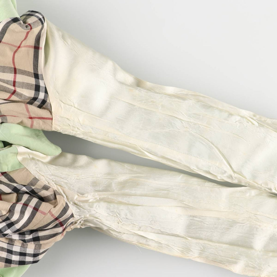 Burberry's BURBERRY LONDON 100% Cotton Balmacaan Coat, Women's Size XS cotton Mint green Vintage Second Hand