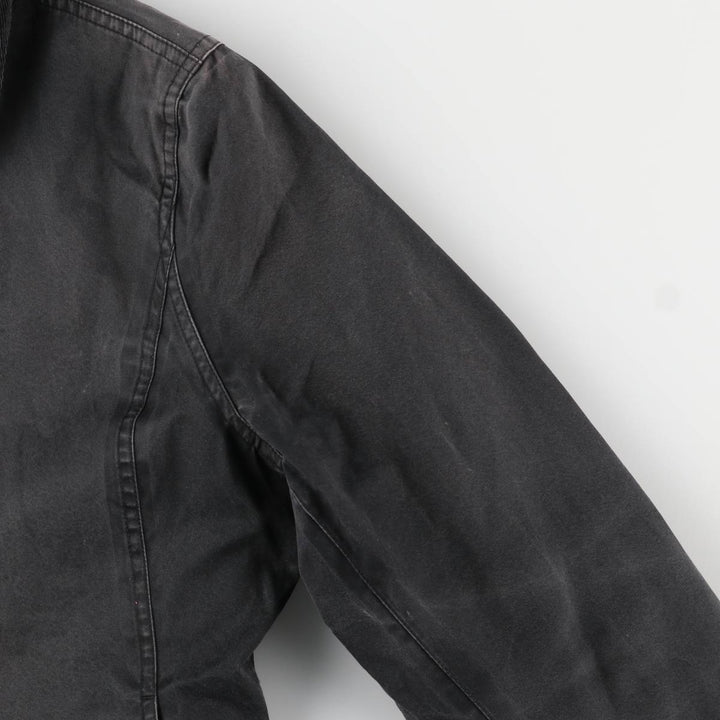 Barbour Waterproof and Breathable 3-Warrant Waxed Cotton Oiled Jacket, Women's Size Medium unclear black type Vintage Second Hand