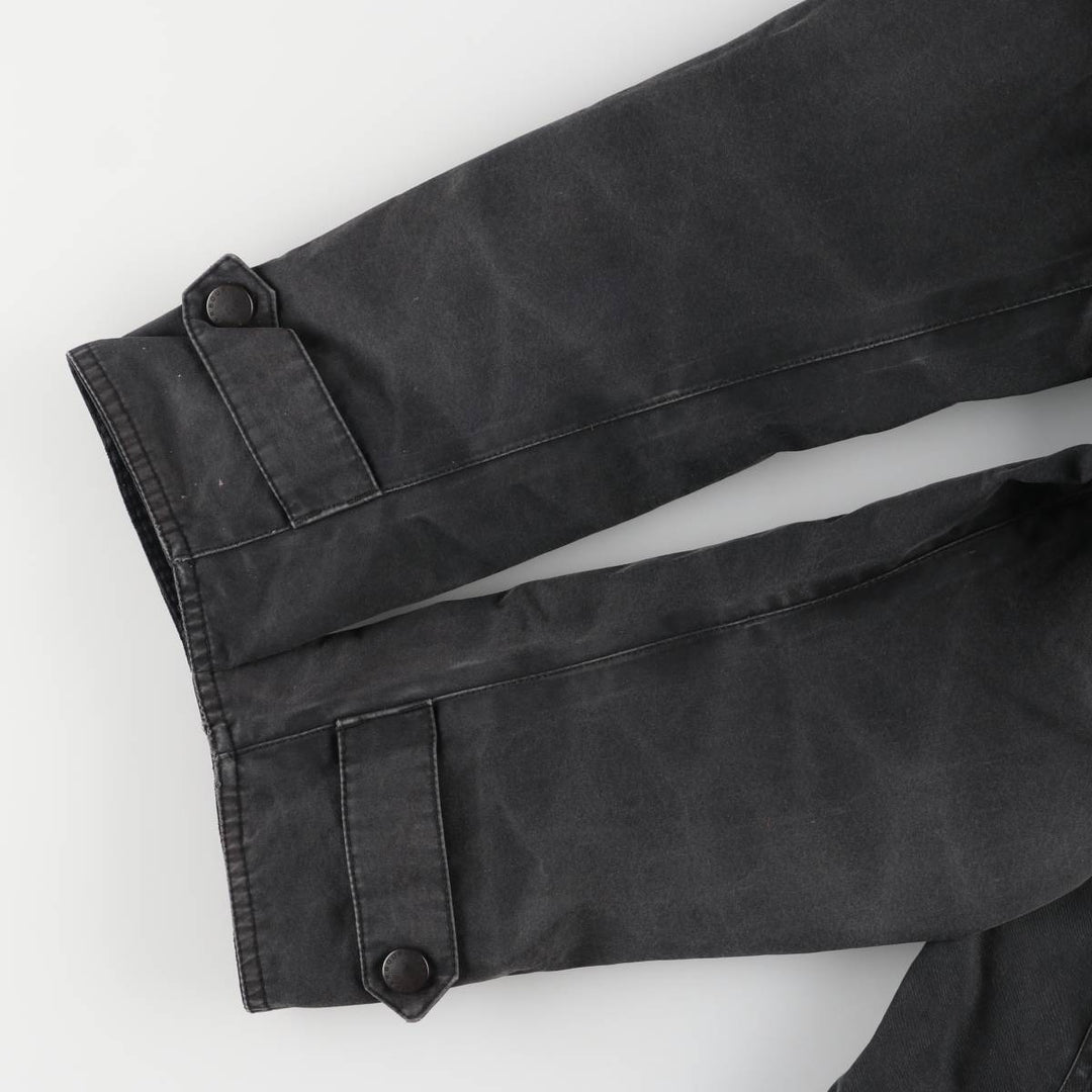 Barbour Waterproof and Breathable 3-Warrant Waxed Cotton Oiled Jacket, Women's Size Medium unclear black type Vintage Second Hand