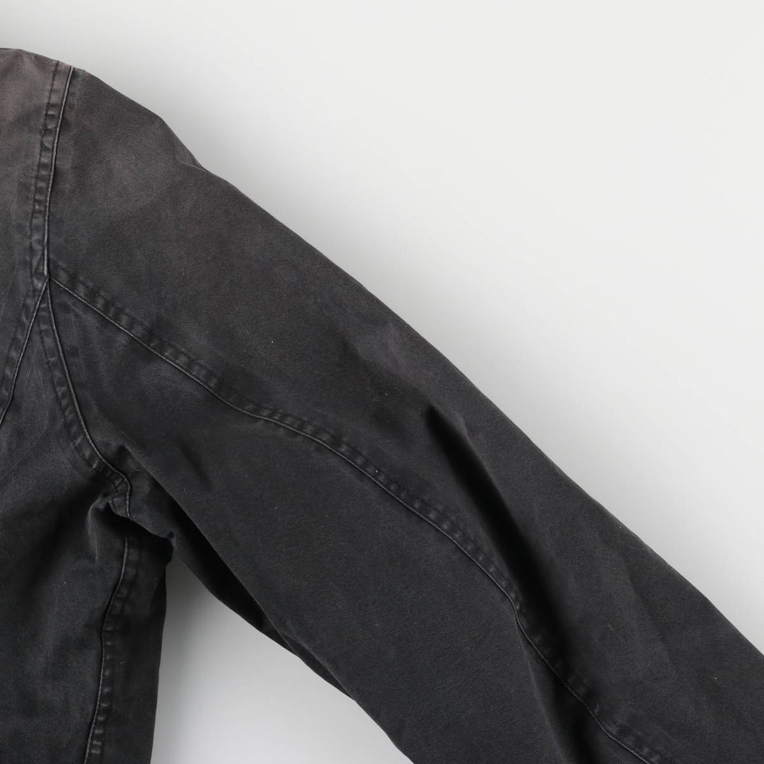 Barbour Waterproof and Breathable 3-Warrant Waxed Cotton Oiled Jacket, Women's Size Medium unclear black type Vintage Second Hand
