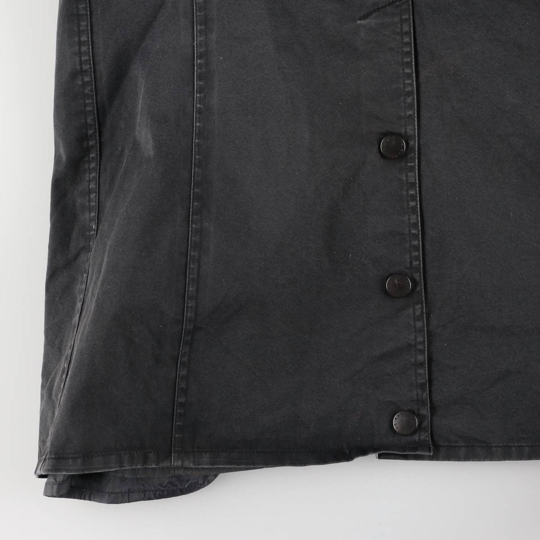 Barbour Waterproof and Breathable 3-Warrant Waxed Cotton Oiled Jacket, Women's Size Medium unclear black type Vintage Second Hand