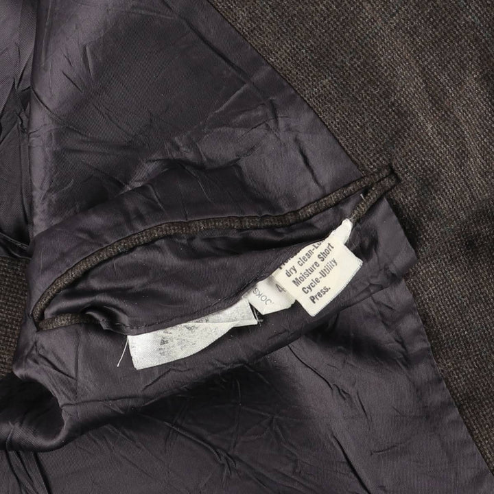 1980'S Brooks Brothers 346 Check Pattern Tailored Jacket, Men's Size Medium unclear brown type Vintage Second Hand