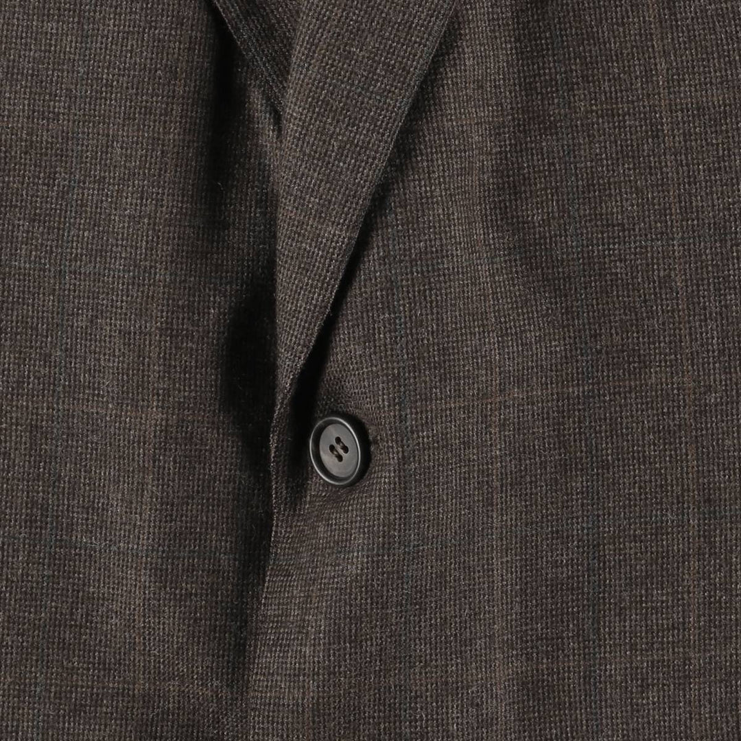 1980'S Brooks Brothers 346 Check Pattern Tailored Jacket, Men's Size Medium unclear brown type Vintage Second Hand