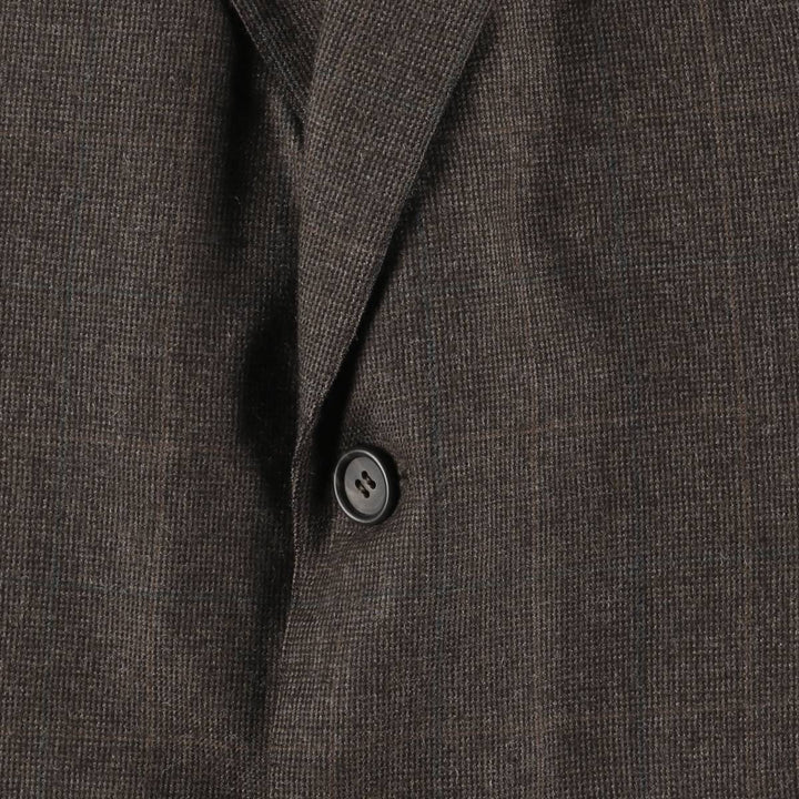 1980'S Brooks Brothers 346 Check Pattern Tailored Jacket, Men's Size Medium unclear brown type Vintage Second Hand